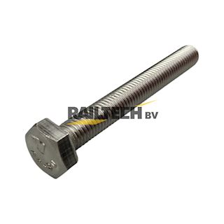 Bout, RVS 933 A4-80 M10x80