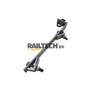 Dubbele bev. kabelbeschermpijp 40mm, HE600B, buiten paal