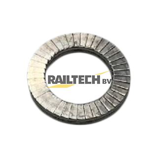 Ring, sluit, RVS, Nord-Lock, gelijmd, M10