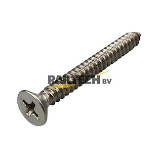 Schroef, pvk, RVS A2 4,2x38 DIN7982