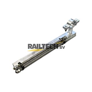 Steun tbv beschermbuis ø48,3 aan RHS300x300
