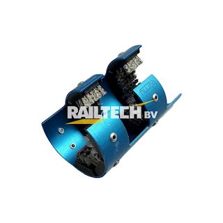 Reinigingsborstel BLAUW, voor Alu kabel