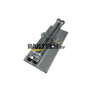 Klemijzerwerk voor HE260 tbv enkele arm