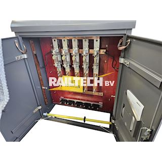 Voedingskast 600 V-DC, 5 velden excl. mantelbev., grijs