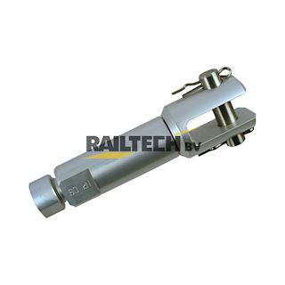 Eindklem met gaffel voor parafil 11mm (type A of F/G)