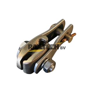 Stootpuntklem 35-70mm² en draad 5-10.5mm t.b.v. Flachketten
