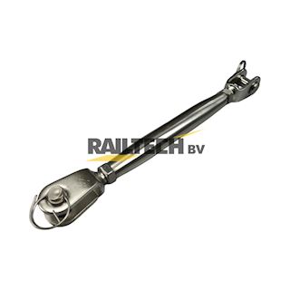 Spanschroef RVS M12, instelbereik 245-360mm