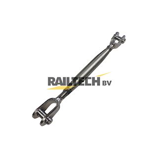 Spanschroef RVS M20, instelbereik 385-545mm