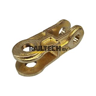 Kruislas gaffel/gaffel 13mm, excl. bout