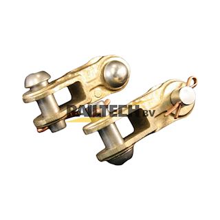 Kruislas 16mm v.v. Splitpenbout 16x45mm