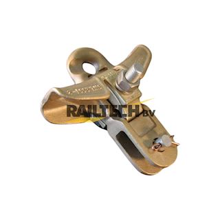 Dubbele draagkabelklem met oog, voor 4 kabels 50-150mm²