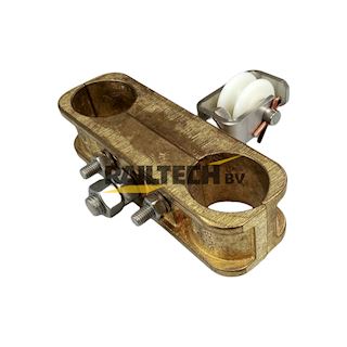 Draagkabelophanging 2x GFK 55mm, BEWEEGBARE KABEL 50-150mm²