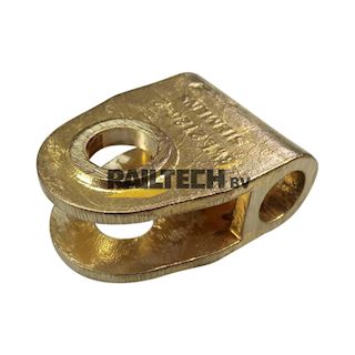Scharnierdeel met gaffel (gat 20mm)