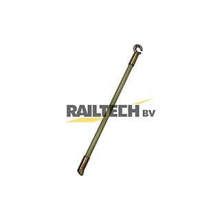 Zijwaartse 26mm, M16, L= 700, RAL1020 Haak