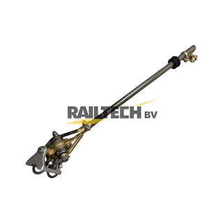Elastisch steunpunt 1.5kV L= 800mm met GFK HOUDER 55mm