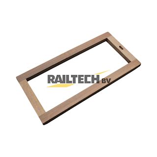 Houten raam Meranti 970x470mm