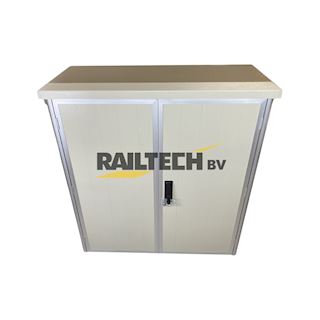 Kast, Alu 2-deurs 1100x1170x400mm