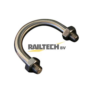 Beugel 10mm voor spoorhouder