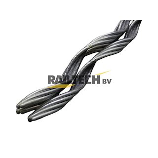 Verbinderspiraal voor alu. 240mm², Ø 20,3mm L=2130mm