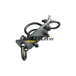 Bevestiging aansluiting Drukpijp 70mm