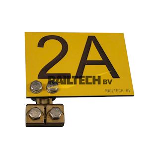 Bord, identificatie, voor LOB incl. bevestigingsklem