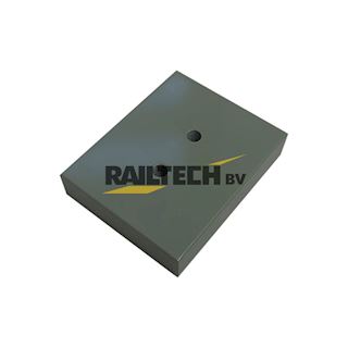 Onderste plaat tbv draagkabel, 100x80x20mm, Celeron