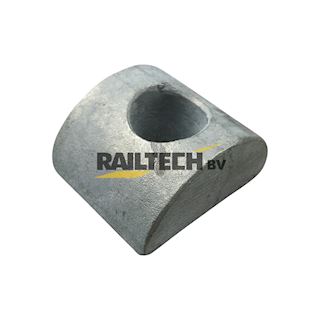Halve bolvormige sluitring