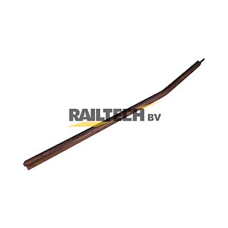Stroomrailpuntstuk gebogen rechts,  T-profiel L= 1500mm