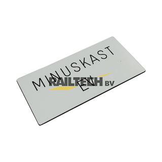 Resopal bord minuskast EV