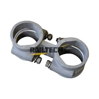 Koppelstuk B5 2 buizen ø= 70mm