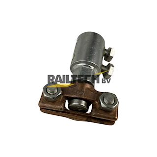 Rijdraadklem met houder t.b.v. zijwaartse ø42mm